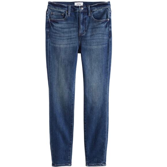 Revolve Pistola Aline High Rise Skinny Stretch Jeans Blue Work Wash Sz 26 $148 - Picture 12 of 13